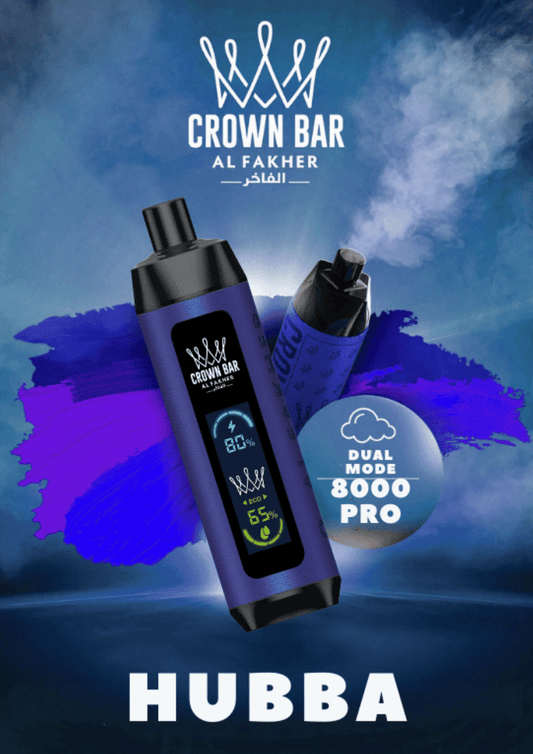 Al Fakher Vape 8000 - Hubba - Al Fakher Crown Bar 8000 - Al Fakher Vape