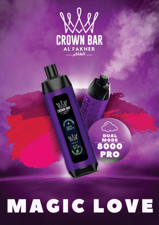 Al Fakher Vape 8000 - Magic Love - Al Fakher Crown Bar 8000 - Al Fakher Vape